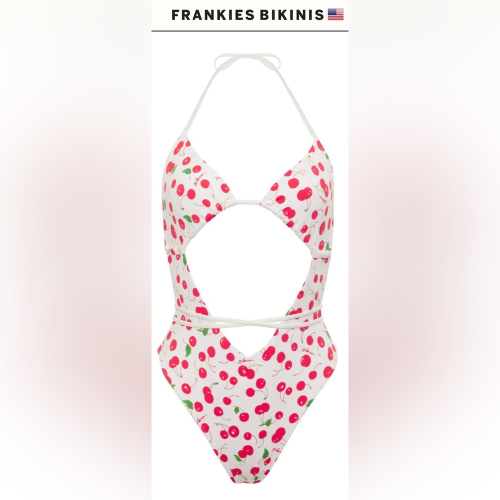 NWT- Frankie’s Bikinis x Sydney Sweeney 🍒Cherry Bomb🍒 one piece swimsuit (M)